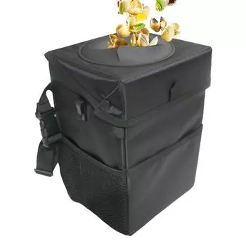 Car Seat Back Storage Box Auto Rear Seat Storage Box Foldable Design Vehicle Storage Tool For Snacks Beverage Bottles Paper