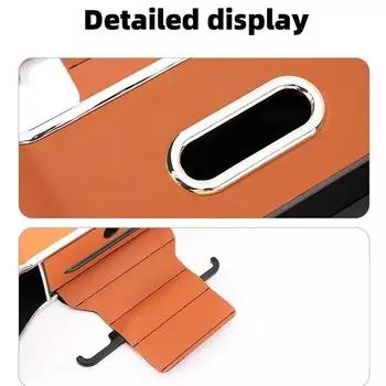 Car Seat Back Storage Box In-Car Water Cup Holder Car Multi-Functional Tissue Box Rear Storage Car Supplies Multifunctional
