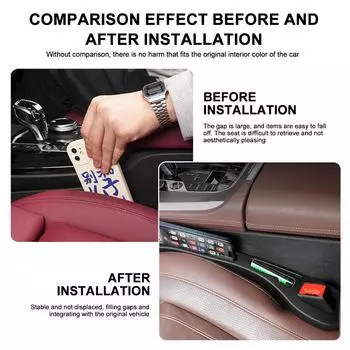 Car Seat Gap Plug Seam Filling Anti-Leakage Strip Leak-proof Filling Strip Stowing Tidying Decoration Interior Accessories
