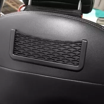 Car Seat Side Back Storage Net Bag Phone Holder Pocket Organizer Stowing Tidying Accessories 15cm