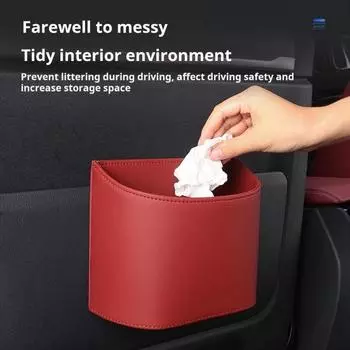 Car Seat Side Organizer Multi-Functional Storage Box for Car Doors And Backs Faux чёрный