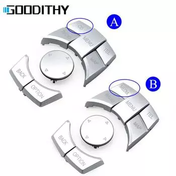 Car Silver CIC IDrive Multimedia Control Button Cover Keys For BMW 3 5 7 X5 F Series F20 F21 F30 F31 F07 F10 F11 F06 F12 F15 F Series Model C