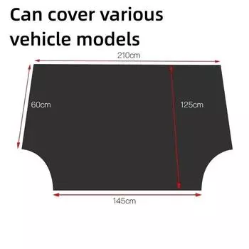 Car Snow Shield Magnetic Winter Snow Shield Front Windshield Cover Anti-frost Sun Protection Car Cover Parasoles Para Coches чёрный