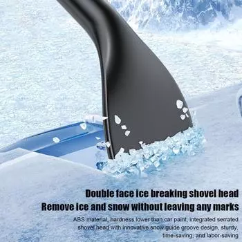 Car Snow Shovel Windshield Window Snow Cleaning Scraping Brush Shovel Tool Winter Car Accessories белый