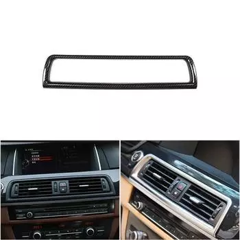 Car Styling Interior Center Console Air Condition Air Vent Outlet Frame Cover Decor Trim For BMW 5 Series F10 F18 2011 2012-2017