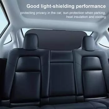 Car Sun Shade For Rear Window Magnetic Automotive Sun Protection For Baby Folding Cling Window Cover Car Accessories For Baby