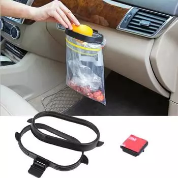 Car Trash Can Foldable Garbage Bag Hanging Frame Vehicle Garbage Bag Holder Car Trash Bin Trashcan Auto Interior Accessories