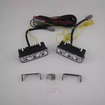 Car Truck Work Light Bar 6LED Yellow White 12V