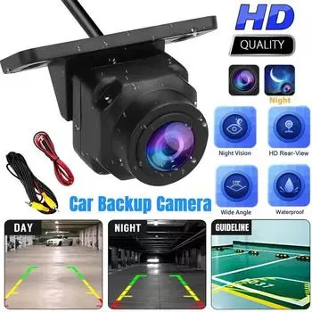 Car Universal Dynamic Trajectory Camera Parking Line HD Car Rear Universal Night Version View Reverse Backup Ahd 1080P Track Cam