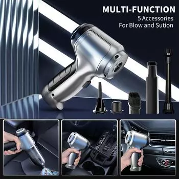Car Vacuum Cleaner Auto Robot Wireless Cleaning Machine Automotive Car Accessories for Home Appliance Strong Suction Gift