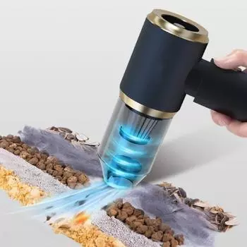 Car Vacuum Cleaner Strong Suction Mini Portable Wireless Vacuum Cleaners Powerful Cleaning Machine for Car Home Cleaning Machine розовый
