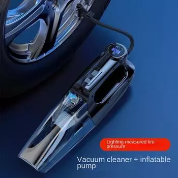 Car Vacuum Cleaner Wireless 4-in-1 High Power Suction Emergency Air Pump Wireless Car Air Pump