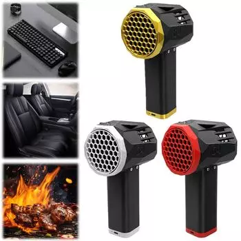 Автомобильный вентилятор Violent Blower с бесщеточным двигателем Air Duster с мгновенной тягой 1,4 кг/с, мощный канальный вентилятор 240 км/ч для дома и улицы автомобиля золотой