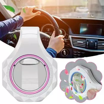 Car Wall Mounted Fragrance Sunvisor Removing Essential Auto Odor Visor Film Pendant Oil Breathable Car K0l7 лавандовый