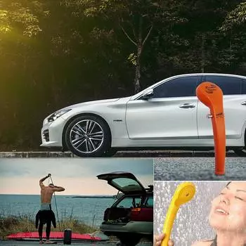 Автомобильная мойка 12 В, портативный автомобильный душ, набор для мойки, электрический насос, походный автомобильный моечный инструмент для уборки
