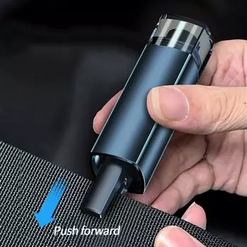 Car Window Breaker Portable Seatbelt Cutter Glass Breaking Tool Stick Life Saving Safe Escape Rescue Tool Safety Hammer синий