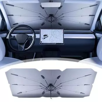 Car Windshield Sunshade Umbrella For Tesla Model Y S X Car Front Shading