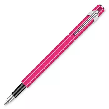 Caran Fountain Pen F Fine Point 849 Fluorescent Pink Regular Imported Product d Ache 0841-090 Dual-use