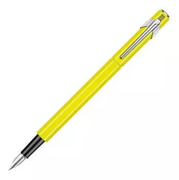 Caran Fountain Pen M Medium 849 Fluorescent Yellow Regular Imported Product d Ache 0840-470 Dual-use