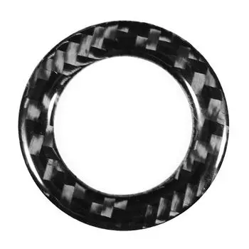 Carbon Fiber Engine Start Button Frame Cover Trim Fit for Infiniti Q50Q60 1418