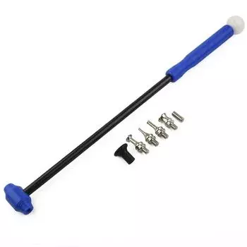 Carbon Fiber Handle Tapper Hammer W/ 6PCS M8 Replace Head Car Dent Repair Tools