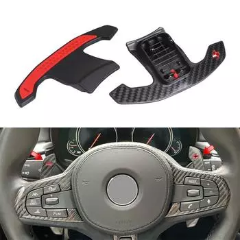 Carbon Fiber Steering Wheel Paddle Shifter For BMW G20 M3 M4 G80 G82 M340i 2017+