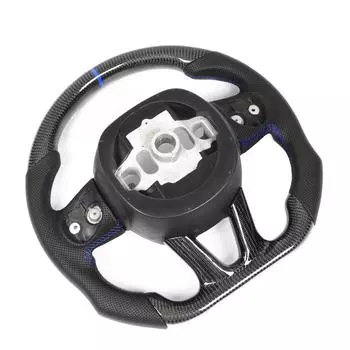 Carbon Fiber Steering Wheel Perforated Leather Replacement for Dodge Challenger Charger SRT HELLCAT 20152025 чёрный
