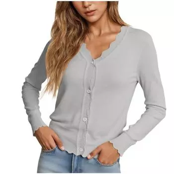 Cardigan For Women Long Sleeve Casual Tops M