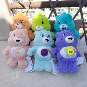 Мягкие игрушки Care Bears Cartoon, куклы, кавайные медведи, мягкие игрушки, украшения для дома и автомобиля, плюшевые игрушки, подарок на день рождения, Рождество 30CM