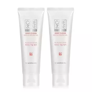 Care Zone Deep Clean Нежный пилинг-гель Double Special (130мл + 130мл), Корея очищение