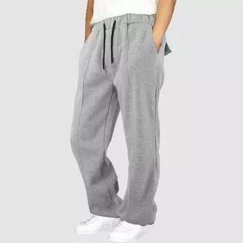Cargo Sweatpants For MenTrendy Stretch Elastic Waist Jogger Pants Warm Fleece Pants Cozy Baggy Sports Trousers L