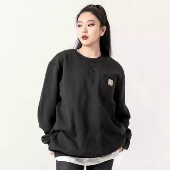 CARHARTT 103852 Толстовка с карманами ЧЕРНАЯ 49243 49243 S