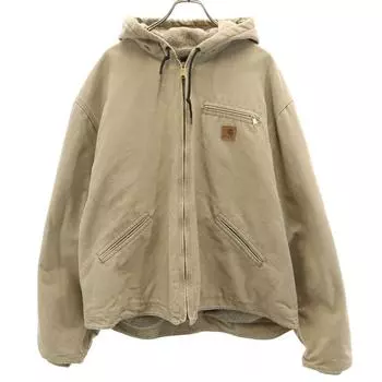 Carhartt Active Jacket 2XL beige Boa lining, big size Men s Used