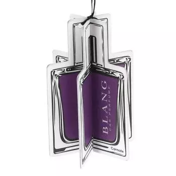 CARMATE BLANG Car Interior Room Space Hanging Air Freshener 3D Paper Fragrance White Musk H1451