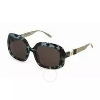 Carolina Herrera Grey Gradient Sport Ladies Sunglasses SHN620M 01GR 53