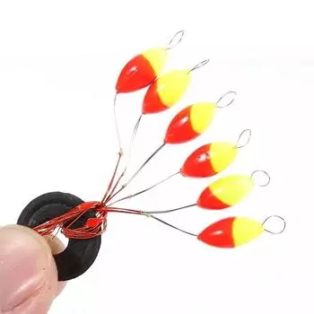 Carp Fishing Fishing Buoys Seven-star Float Oval Fishing Float Floating Beans Fishing Float Bobber M зелёный