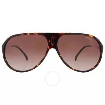 Carrera Brown Shaded Pilot Unisex Sunglasses HOT 65 0086 HA 63