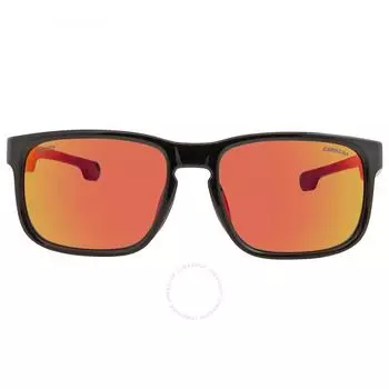 Carrera Red Mirror Square Men s Sunglasses CARRERA DUCATI 001 S 00A4 UZ 57