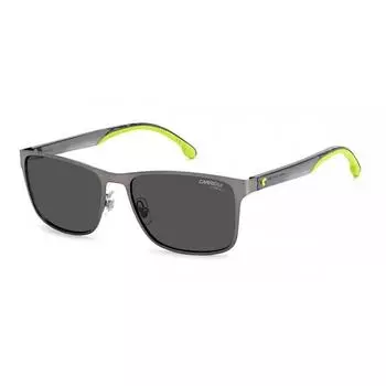 Carrera Unisex 55 мм Серые солнцезащитные очки CA2037TS 0R80 IR матовые рутениевые