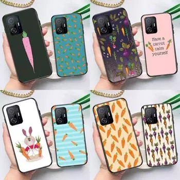 Carrot Vegetable Food Case For POCO F5 X5 X3 Pro X4 F4 GT F3 M5s C40 Cover For Xiaomi 13 12 Lite 11T 12T Pro 12X Xiaomi 12T (12T Pro)