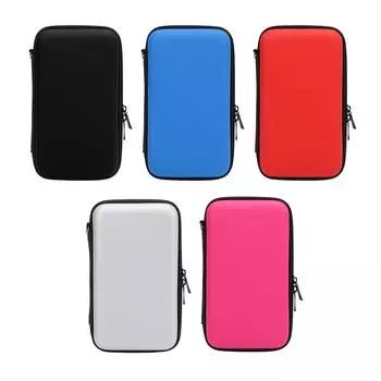 Carrying Case for New 2DS XL 2DS LL for New 3DS 3DS with 8 Slot Protective Hard Shell Travel Carryin Black