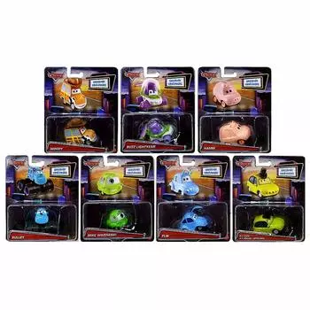 Cars 2020 Mattel Diecast Mini Car Cine Park 1 Pack All 7 Cars Set Buzz Lightyear Ham Sulley Mike Flick MATTEL CARS 1PACK Set of 7 Disney PIXAR Movie