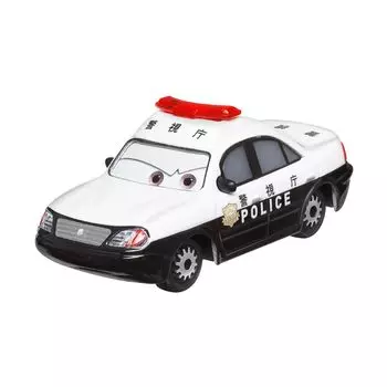 Cars Toon 2023 Mattel Diecast Mini Car 1 Pack Полицейская машина Автомобиль Фильм Аниме TOON World Creation Story Tokyo Meter TOKYO MATER PATOKAA METAL 1:55 [Предмет]