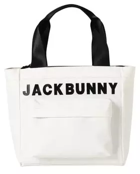 Cart bag zipper Golf round FR [Jack Bunny] (with pocket) / / 262-5181052 030_White