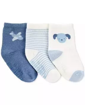 Carter s | Детские мальчики 3-Pk. Носки для щенков 0 3 months