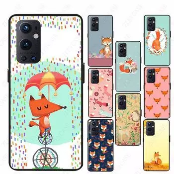 Cartoon Animals Fox Deer Hedgehog For OnePlus Nord N10 N100 CE 5G Funda Cases for One Plus 6 5T 6T 7T 8T 8PRO 9PRO Phone Cover Oneplus 5T