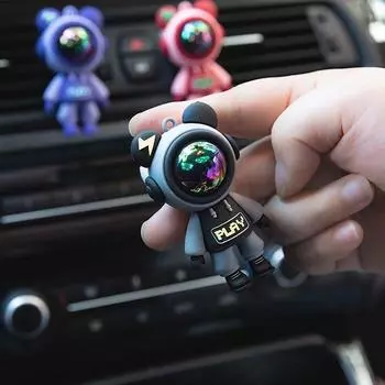Cartoon Bear Doll Outlet Perfume Clip Cute Doll Car Fragrance Auto Air Outlet Aromatherapy Clip Car Removing Fragrance Perfume
