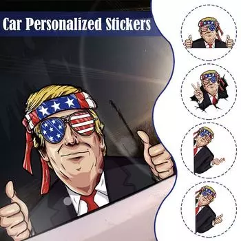 Cartoon Character 2024 Car Stickers Waterproof Auto Window Body Decals Styling Decoration Rear Vinyl Car Funny X4l5