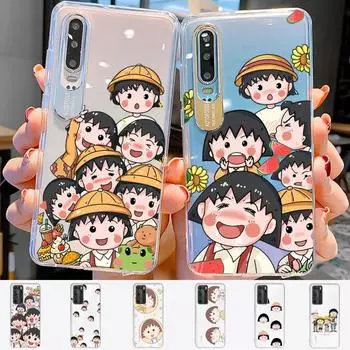 Cartoon Chibimaruko Chan Phone Case for Samsung S10 20 22 23 A10 40 for Xiaomi10 Note10 for Huawei P50 20 Honor60 70 Huawei Honor 60