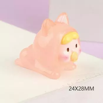 Cartoon Funny Luminous Mini Doll Micro Landscape Decoration Miniature Figurines Creative Diy Home Decoration Accessories Gifts